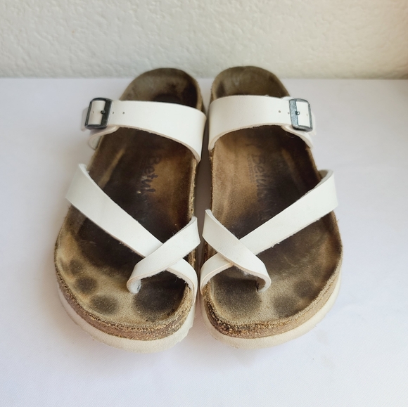 Birkenstock Mayari White Sandals Size 6 - Picture 2 of 6